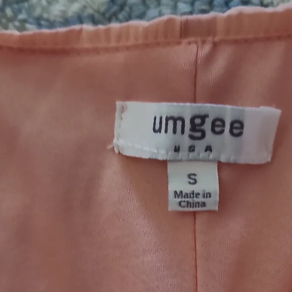 Umgee Coral Ruffled Casual Dress - Picture 2 of 3